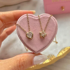 Cadena estrella y corazón