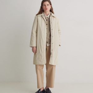 ABRIGO ACOLCHADO WATER REPELLENT CRUDO