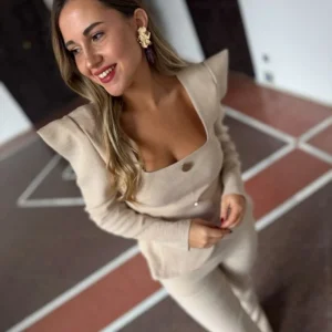 Traje Niza Crema