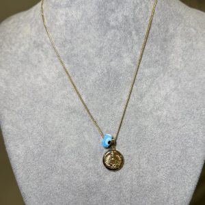 collar ajustable con medalla de Virgen del Valle