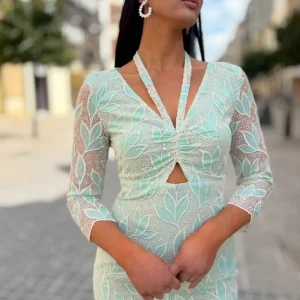 Vestido Hojas