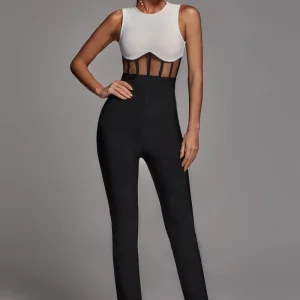 Elise Bandage Jumpsuit