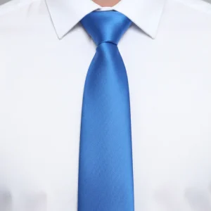 Corbata Azul Hombre Elegante para Eventos