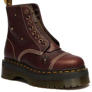 Dr. Martens Sinclair Flower Grizzly Botas Plataforma Marrón