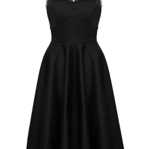 Hell Bunny Gracie Vestido Swing 50's Negro