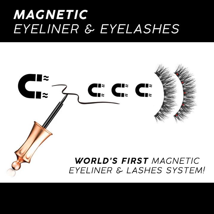 Glam Magnetic Eyeliner & Eyelashes Kit - Imagen 3
