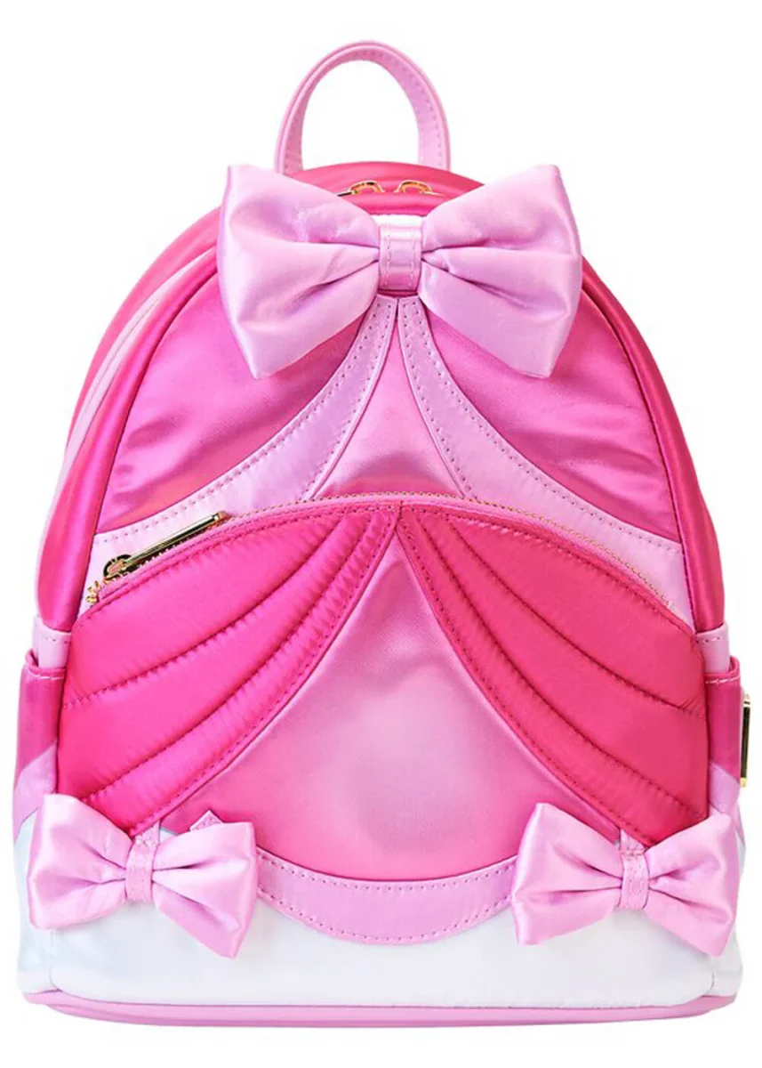 PREVENTA Loungefly Disney Cenicienta 75 Aniversario Mochila Rosa con Lazos - Imagen 2