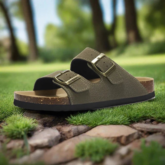 Women's Cork Footbed Sandals - Imagen 3