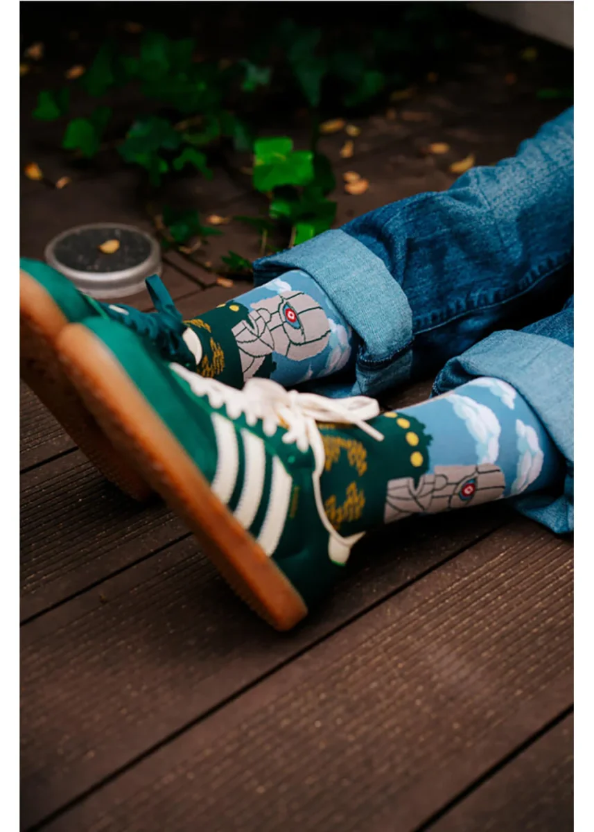 Sock Affairs Pink Floyd Division Bell Sokken Blauw - Imagen 4