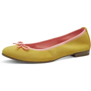 Bailarinas de Cuero Amarillo Tamaris Claire