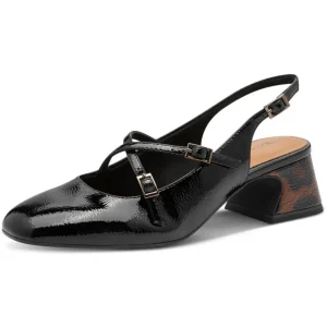 Tamaris Irene Vegan 60's Pumps Zwart