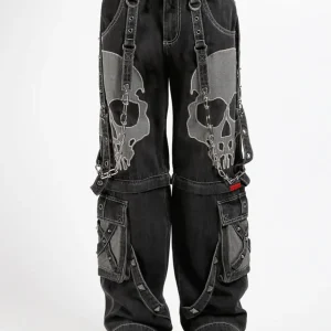 Tripp NYC Scare Dark Street Skull Broek Zwart